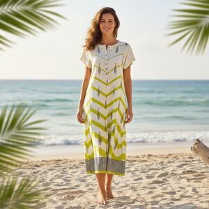 Westside cotton linen Womens dress Kurta size medium